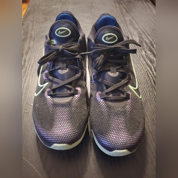 Nike Zoom Black and Green Athletic Shoes - Picture 1 of 7